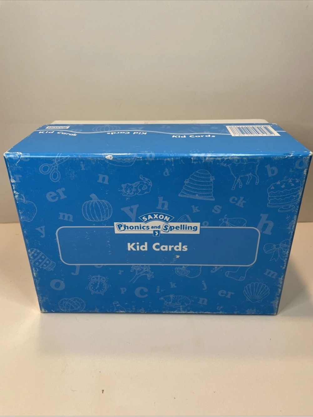 SAXON PHONICS & SPELLING GRADE 3 KID CARDS with STORAGE BOX  Teacher Vocab